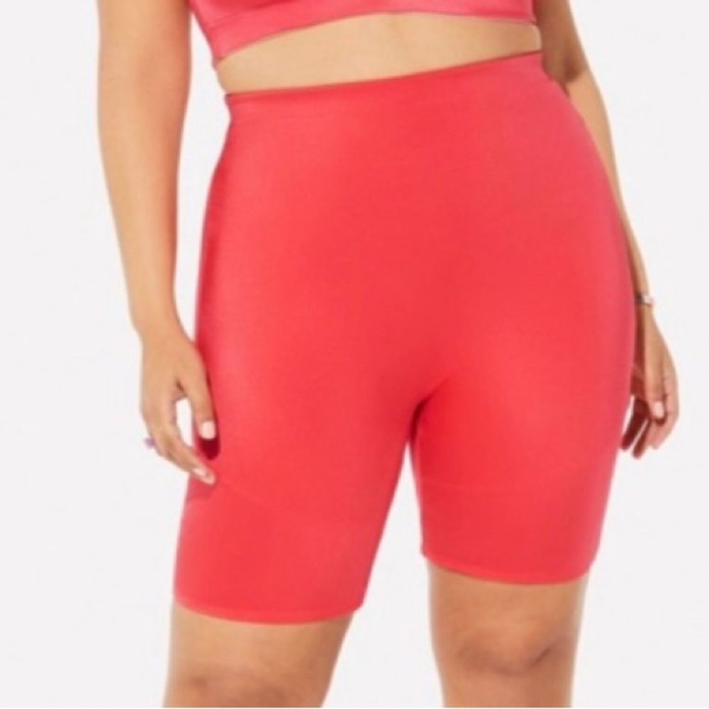 Yitty: Athleisure Shapeware -High Waist Shaping Shorts in Pink